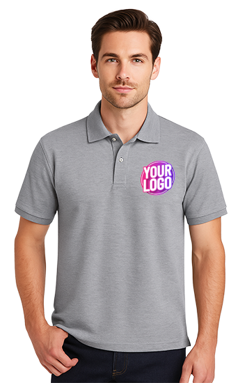 Heavyweight Piqué Polo view 3