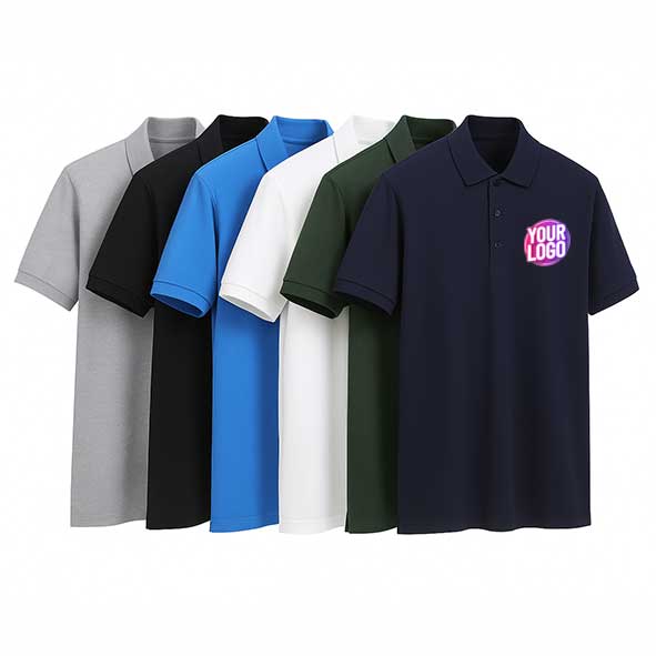 Heavyweight Piqué Polo view 4